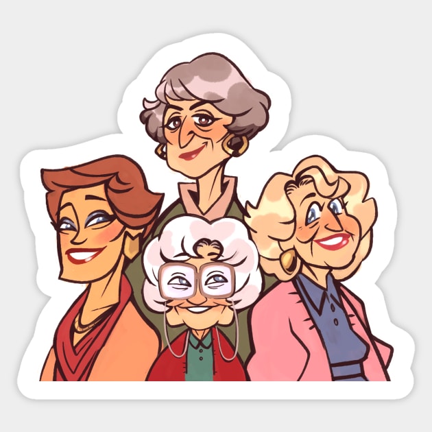 Thank You For Being a Friend Sticker by sailorswayze